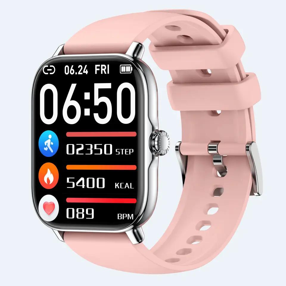 2025 Custom P72 Smartwatch Outdoor IP68 Waterproof Sports Smart Watch With Heart Rate Fitness
