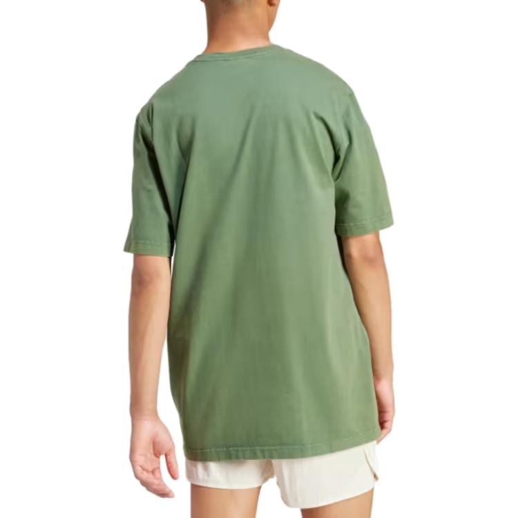 adidas Футболка Adicolor Outline Trefoil Green Oxide для мужчин в уличном стиле IR7993