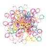 100pcs Cute Mini Scrunchie Sweet Kids Girls Colorful Hair Ties