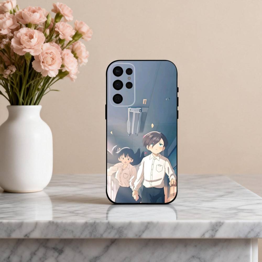 Чехол для телефона Manga The D-Dangers in My H-Heart для Samsung S25,24,23,22,30,21,10,9,Ultra,Plus,Lite,FE,4,5 G Мягкий черный чехол