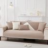 Teddy Velvet Waterproof Sofa Cushion Simple Circle Yarn Anti-slip Sofa Cover Cloth Towel Anti-cat Scratch Cushion Urine Barrier