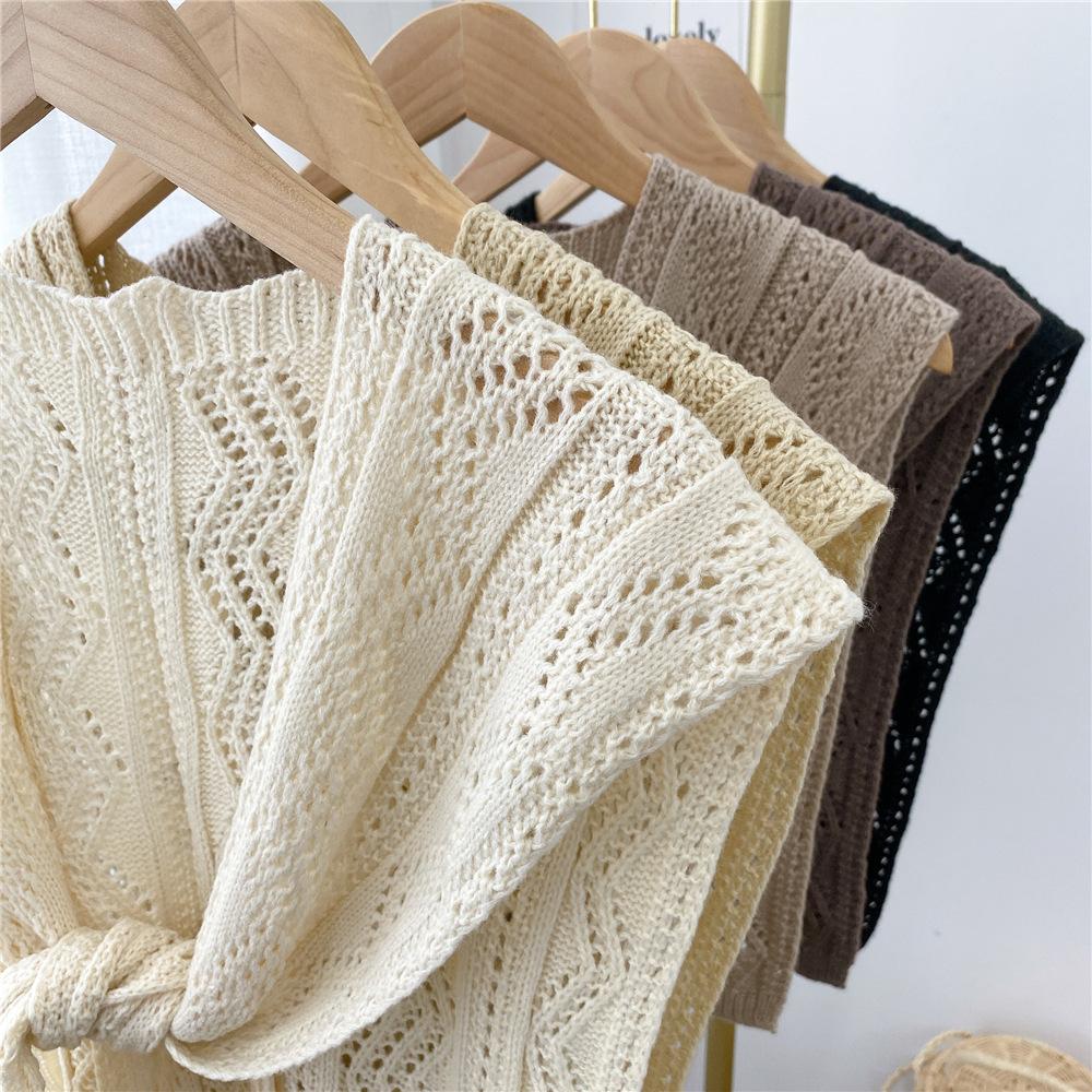 New Shoulder Scarf Shawl Women'S Fake Collar Shoulder Protection Scarf Air-Conditioned Room Camisole Decoration Paired With Neck Protection Knot