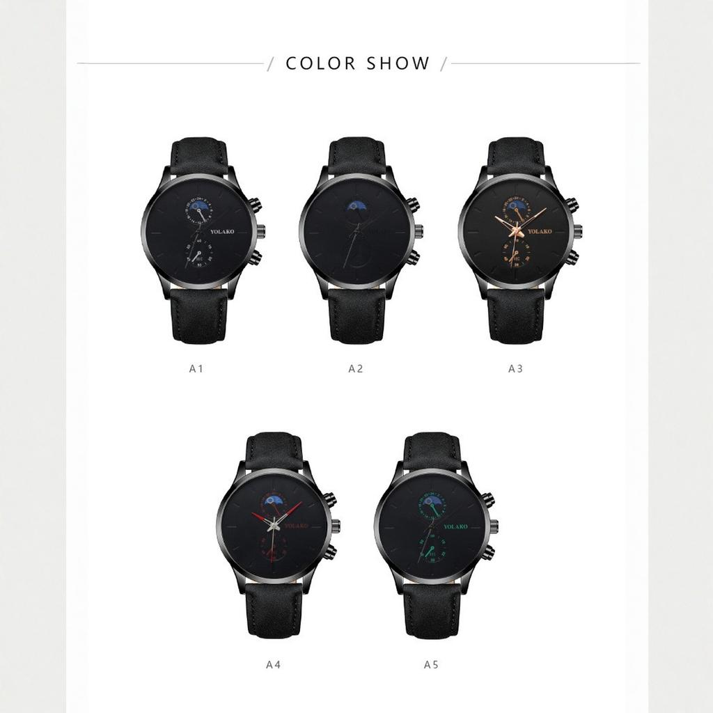 Men's Waterproof Luminous Running Alarm Clock Watch