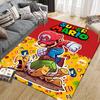 Super Mario Game Poster Area Rug, Mario Fan Cozy Carpet, Ideal Gift.chl