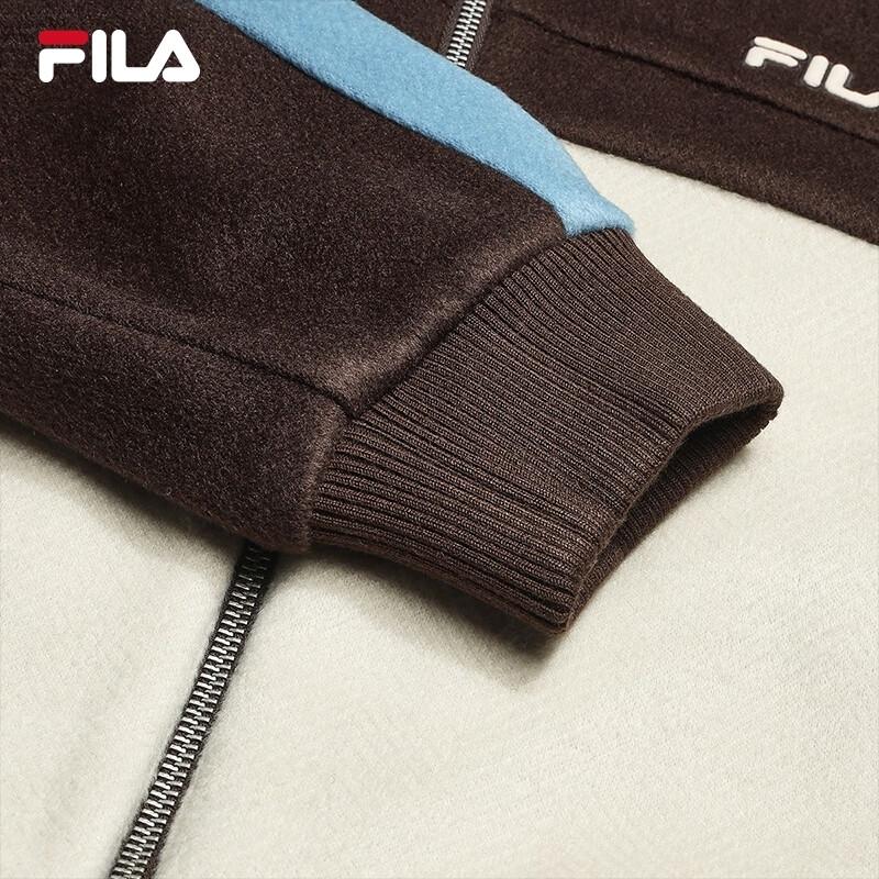 Fila Женская шерстяная куртка с капюшоном в стиле Ян Ми, колорблок