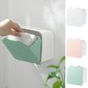 Flip-top Cosmetics Cotton Storage Box Plastic Wall Organizer Box Sanitary Pad Storage Box  Bathroom