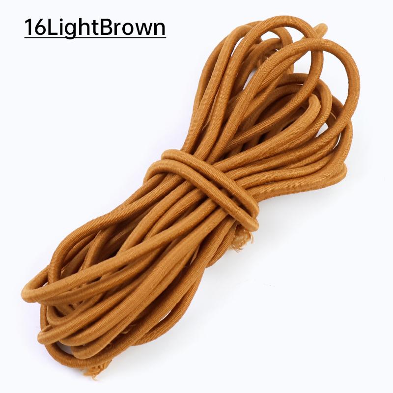 2/5/10 метров Meetee 5 мм Эластичные веревки для пояса Цветная резинка Одежда Сумки Растягивающийся шнур Швейные аксессуары для одежды