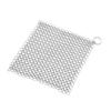 Stainless Steel Chainmail Scrubber Cast Iron Cleaner for Skillet, Wok, Pan Kitchen Household Chain