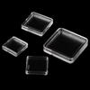 10 шт. квадратные прозрачные защитные контейнеры для жетонов, коробки для настольных игр