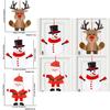 Adorable Christmas Felt Hanging Ornaments For Festive Holiday Decor With Movable Joints