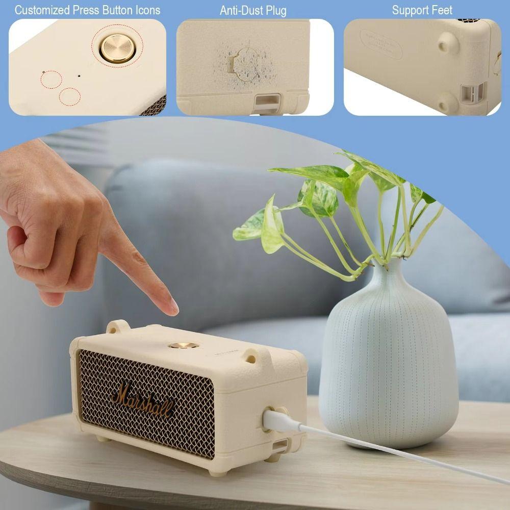 Replacement Case Shell Silicone Protector for Marshall Emberton III Speaker Accessories