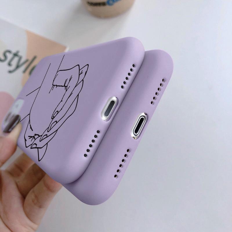 Мягкий силиконовый чехол Hand Lines для Xiaomi Redmi Note 13 Pro 13C Poco C65 Samsung A35 A55 M35 Huawei Honor 200 iPhone Camera Защитный противоударный чехол