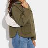 New COACH Cow Leather Crescent Bag, Shoulder Bag, Handbag, Shoulder Bag Women's Light Green CE619-SVONE