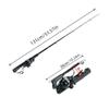 Foldable Fishing Rod 131cm Fish Tackle Set Mini Fish Pole Reel Combo  Outdoor Fishing
