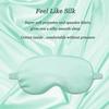Silk Satin Sleep Mask With Elastic Strap Travel Eye Sleeping Blindfold For Women Men