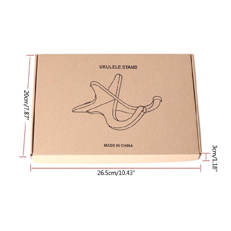 Ukulele Stand Portable Wood Guitar Rack X-Frame Style Musical Instrument Holder