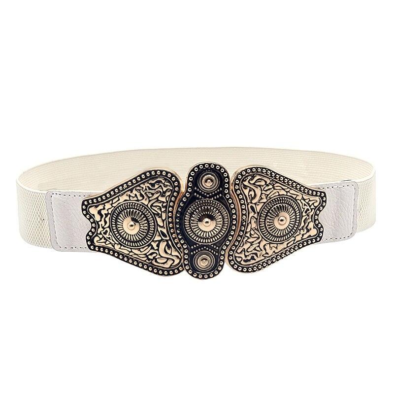 Женский эластичный эластичный пояс с широкой талией, известный бренд, повседневный модный женский ремень на ремне для женщин, однотонный ремень LB2320