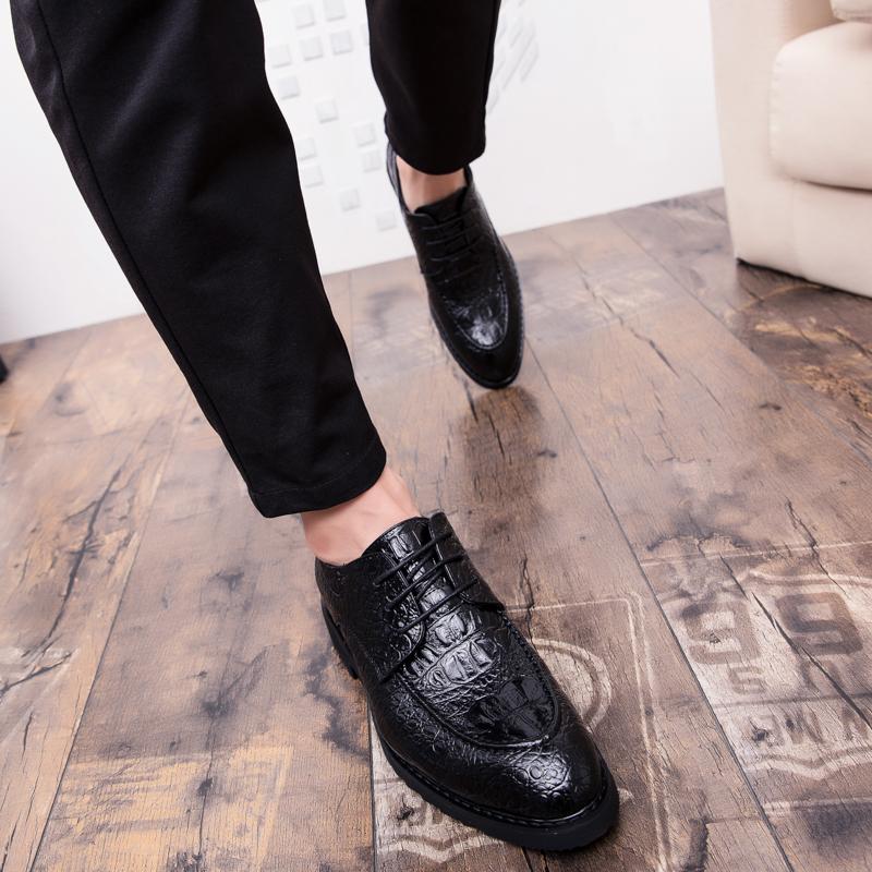 Брендовые мужские деловые туфли из натуральной кожи, официальная обувь, модные туфли с узором из крокодиловой кожи, роскошные мужские оксфорды, свадебные туфли на шнуровке k3