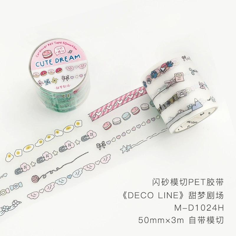MINKYS Drean Star Butterfly Decorative Tape Sticker Scrapbook Journal DIY Tape Schoool Stationery