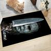 Custom Name Knife Dark Carpet Rug Customizable Soft Washable Anti-Slip Home Living Room Sofa Mats Personalized Rug. 0909105