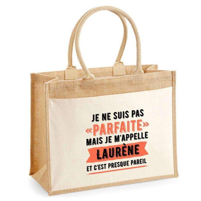 Sac de plage - PLANETEE - Laurène Parfaite - Coton imprimé en France - Grande contenance - Anses solides
