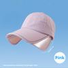 Women's Summer Sun Hat Oversized Wide Brim Open Top Ponytail Friendly Ideal for Outdoor Sports Full Face UV Protection