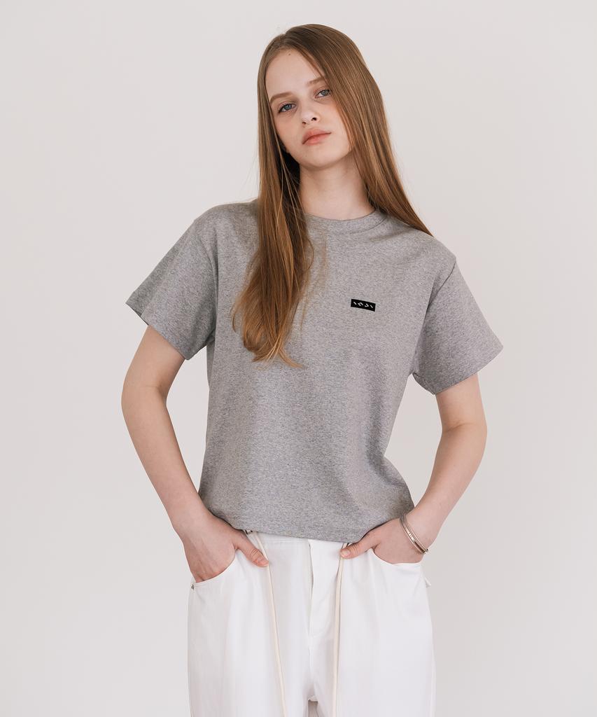 INJIACTIVE Small Logo Tee Gray