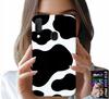 Etui Do Samsung Galaxy A20E - Czarno - Białe Łaty Krowa, Modne Wzory