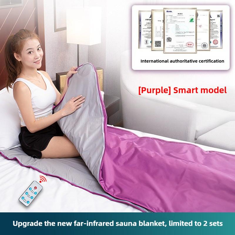 Дальнее инфракрасное детокс-одеяло-сауна из облепихи для дома, салон красоты, инструмент для потоотделения, стимуляции метаболизма, сауна-устройство