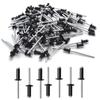 50pcs Aluminum -Blind Rivet Rivet Top Black Aluminum Blind Rivet M2.4/3.2/4/5
