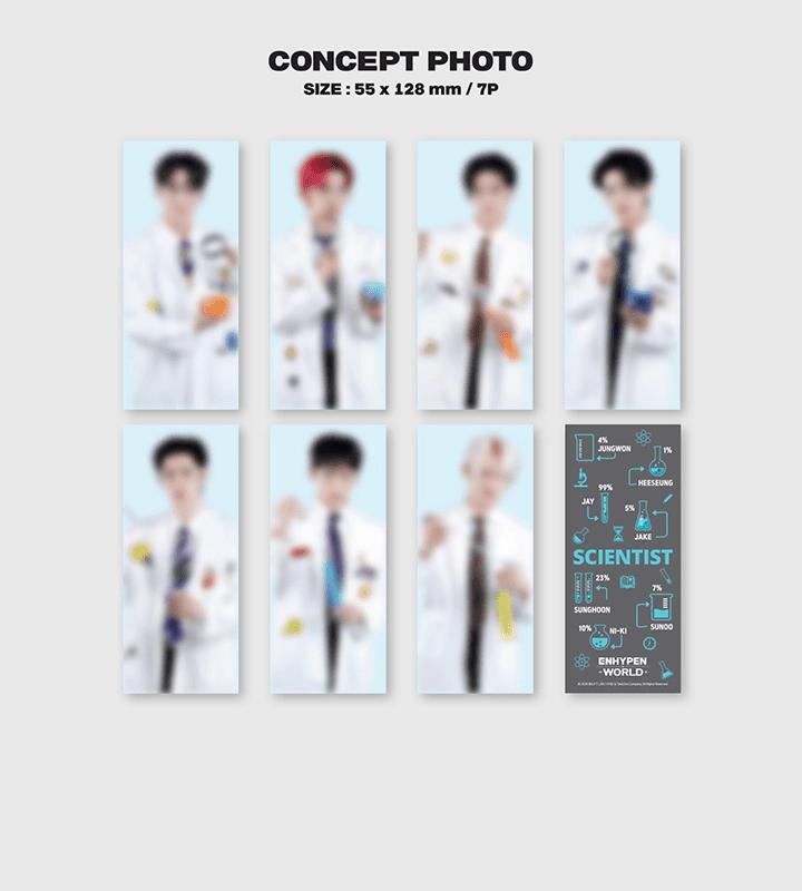 ENHYPEN КОЛЛЕКЦИЯ КАРТОЧЕК WORLD COUPON [Специальная версия УЧЕНЫЙ]