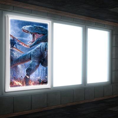 24"x36" Светодиодная рамка для постеров с подсветкой, лайтбокс для искусства и картин, рекламная дисплейная рамка