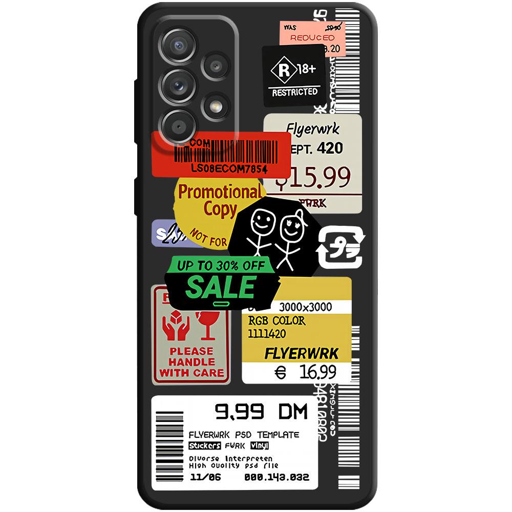 Чехол для Samsung Galaxy A71 A32 A53 A32 A51 A13 A21s A12 A50 A52 4G 5G A02s Celular Street Punk Design Black Original Fashion