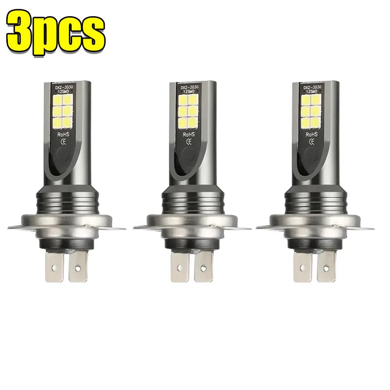 1/4 шт. H7 12LED автомобильные лампы для фар комплект водонепроницаемые автомобильные противотуманные фары супер-яркие 6000K белые светодиодные лампы автомобильные аксессуары