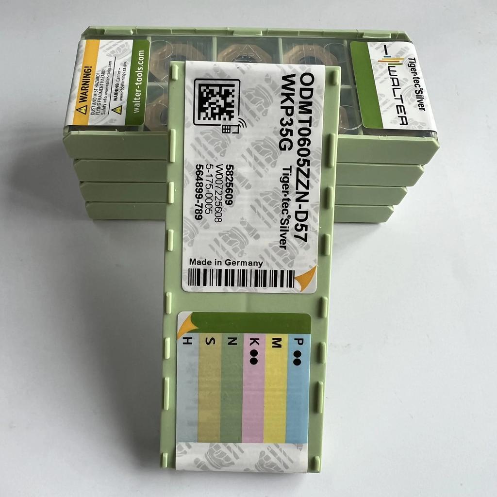 Original / ODMT0605ZZN-D57 WKP35G / Industrial indexable Carbide Inserts 10 Pcs