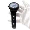 Б/У NIXON THE RUBBER 51-30 Черный Синий Циферблат Водонепроницаемость 300м Швейцарский Механизм Мужские Часы Рабочее Состояние