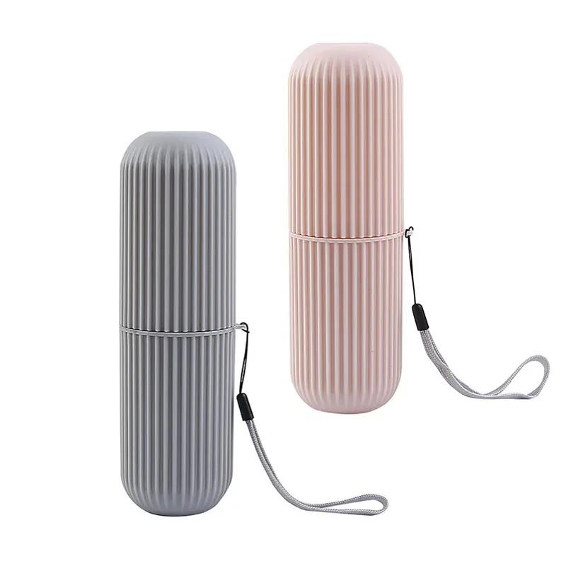 Дорожная портативная чашка для зубной щетки, держатель для зубной пасты в ванной комнате, чехол для хранения, коробка-органайзер, чашка для хранения туалетных принадлежностей, новый креативный