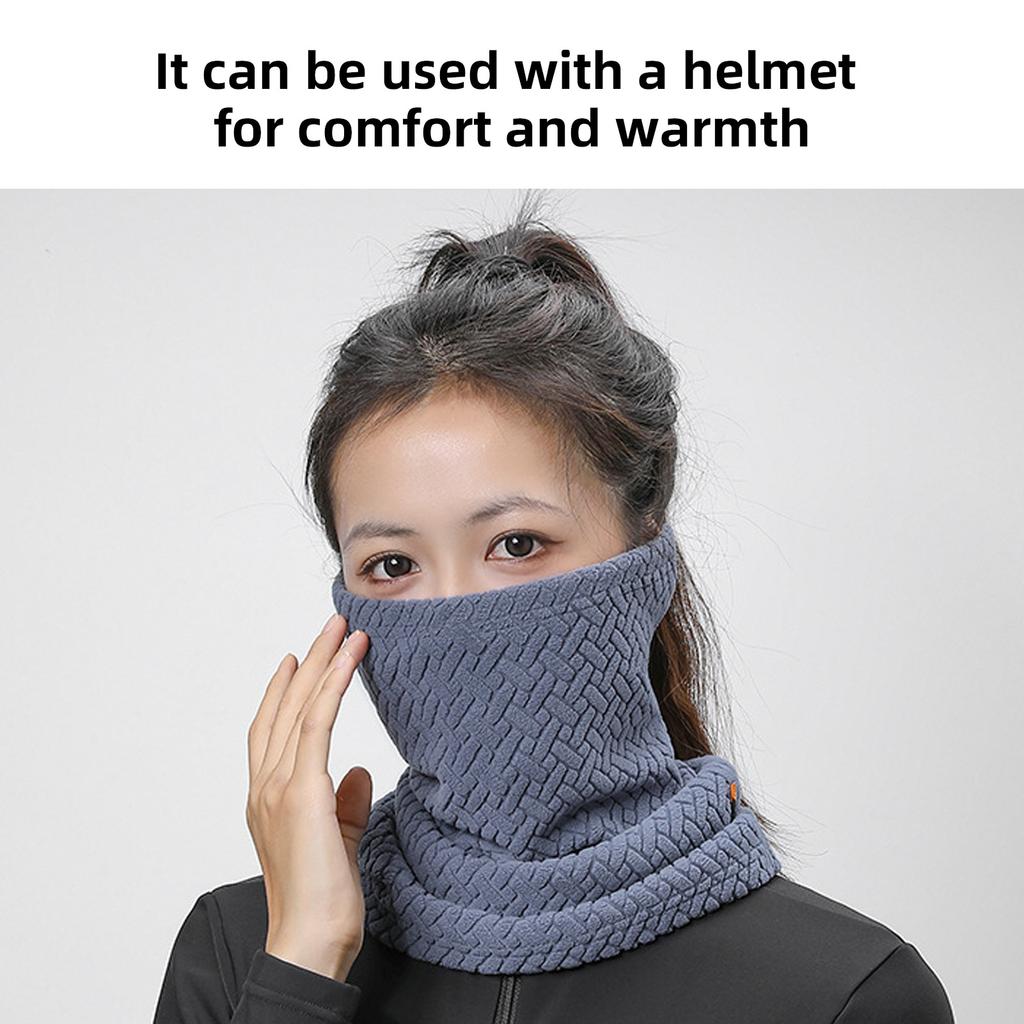 Winter Mask Fleece Thick Warm Mask Headscarf Windproof Coldproof Neckband Cycling Equipment