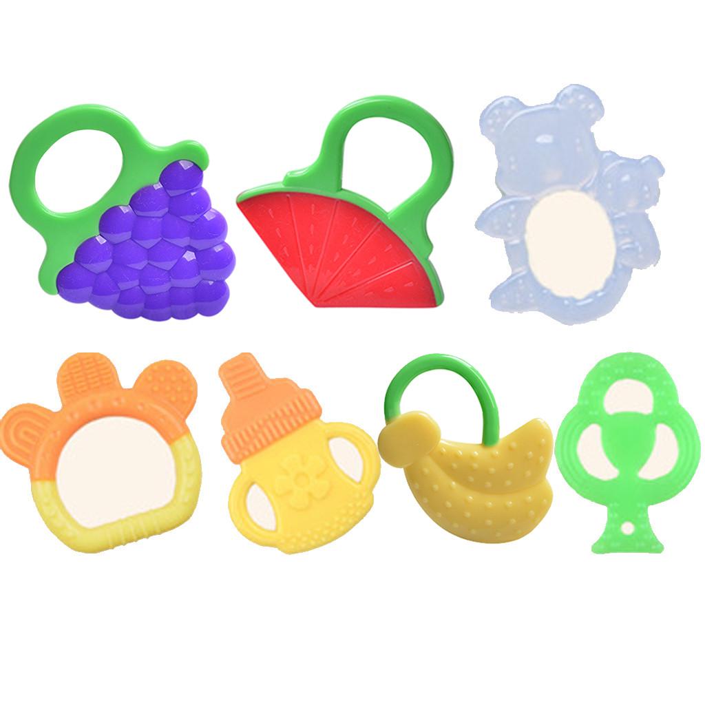 Прорезыватель зубов силиконовый разных форм