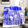 KKS Lech Poznan Theme Blanket Suitable For Beds Sofas And Camping Perfect For Both Men And Women Comfortable Bedding All Year Round