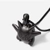 Kawaii Pokemon Anime Hobby Gengar Cartoon Golden Doll Necklace Versatile Necklace Birthday Gift