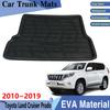 Коврик в багажник автомобиля для Toyota Land Cruiser Prado J150 150 7 мест 2010~ Автомобильный коврик в багажник Задний коврик в багажник Легко чистящиеся накладки Автоаксессуары