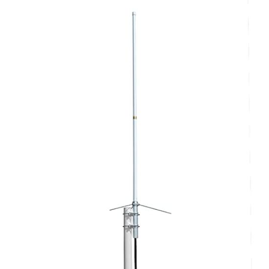 HYSHIKRA Ground Plane Antenna 2 Split Dual Band GP Antenna High Gain Glass Fiber Fixed Station Antenna Repeater Compatible 144/430MHz 1.7M TC-FB17UV