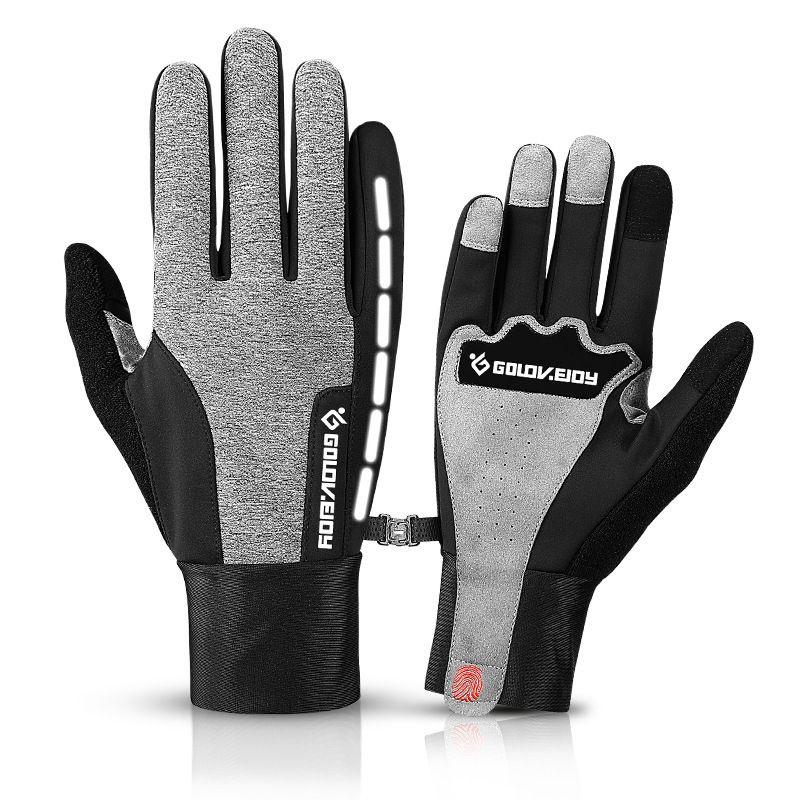Men Warm Winter Windproof Waterproof Antislip Thermal Touch Screen Gloves
