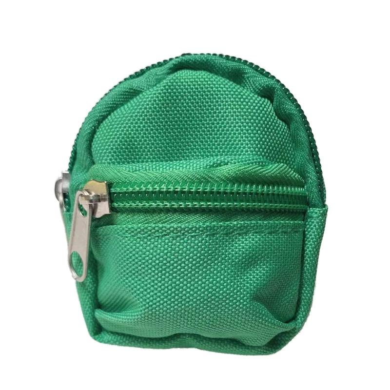 Подходит для 17/20 см кукольного домика labubudoll, украшение, рюкзак, игрушка-маленькая кукла, школьная сумка на двойной молнии, холщовый кошелек для монет