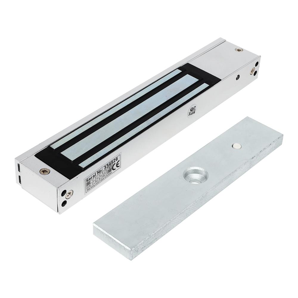 280kg 12v 600lbs Zinc Alloy Electromagnetic Lock with Time Delay Smart Access Control Magnetic Lock