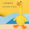 Singing Electric Duck Plush Toy Dancing Duck Repeating Talking Duck Dancing Talking Duck  Kids Gift