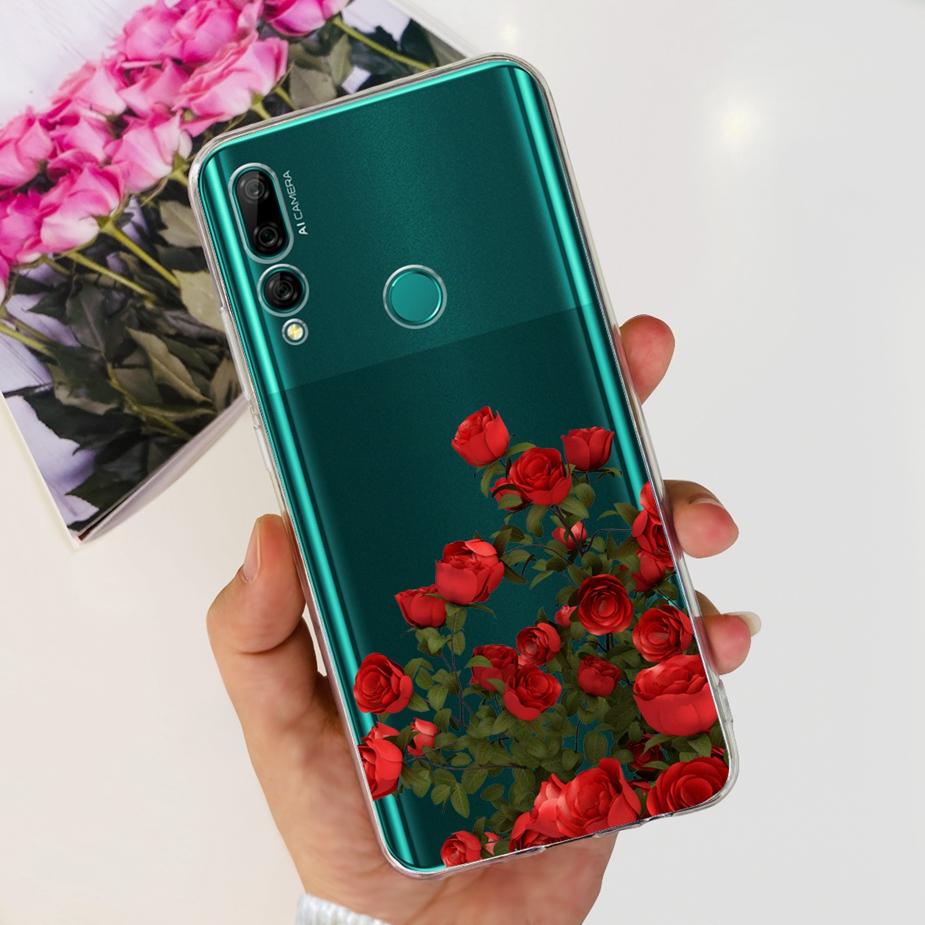 Чехол для Huawei Y9 Prime 2019 STK-L21 STK-L22 Новый модный окрашенный чехол Прозрачный силиконовый чехол для чехла телефона Huawei Y9 Prime 2019