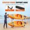 Freestanding Kayak Storage Rack, Kayak Stand for 4 Kayak Canoe Paddleboard, Heavy-duty Steel Kayak Hanger Holder with Padded Arms and Adjustable