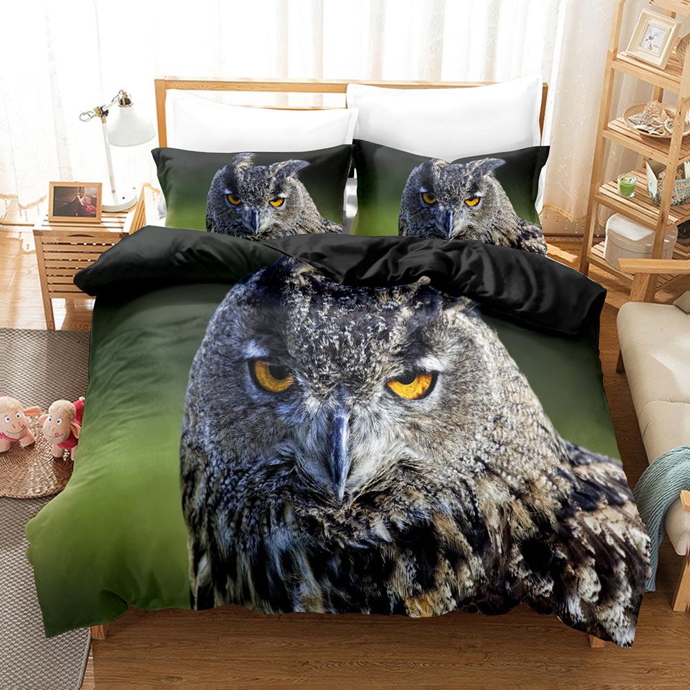 3DThe Owl Постельное белье Пододеяльник с наволочкой Twin Full Queen King Постельное белье Постельное белье